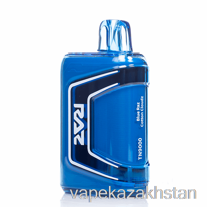 Vape Kazakhstan RAZ TN9000 Disposable Blue Razz Cotton Clouds